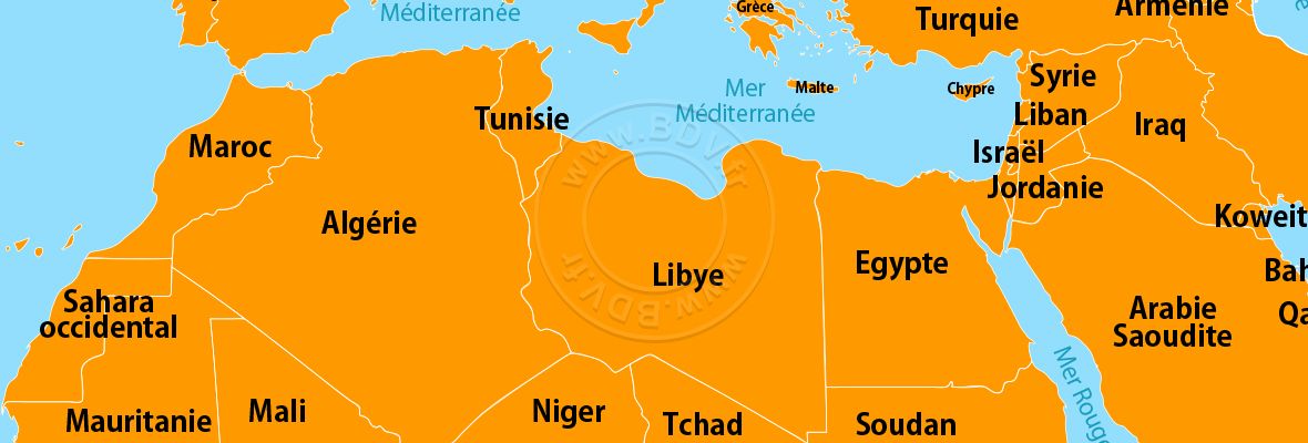 Continent Afrique du Nord Maghreb