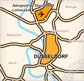 amsterdam to dusseldorf airport from city center