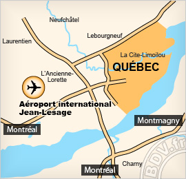 how to get from montreal airport to quebec city